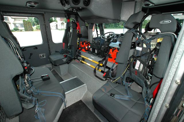 Quint 120 interior - officers side rear