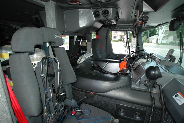 Quint 120 interior - officers side front