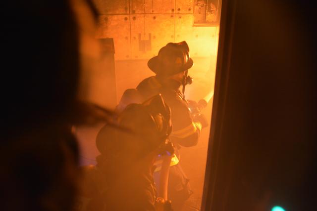 Live fire training at the Monroe County Public Safety Training Facility. August 2013