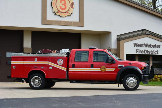 Grass fire 1237 at its new home at Station 3 on Plank Rd